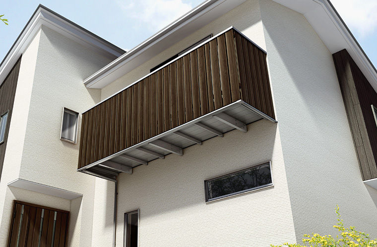 Sｽﾀｲﾙ_縦化粧格子_見上げｲﾒｰｼﾞ_ｸﾘｴﾓｶ