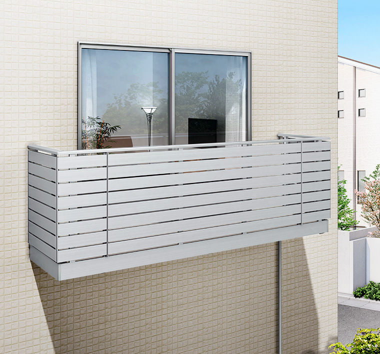 Sｽﾀｲﾙ_横格子面材_胴差し_柱芯_ﾅﾁｭﾗﾙｼﾙﾊﾞｰ