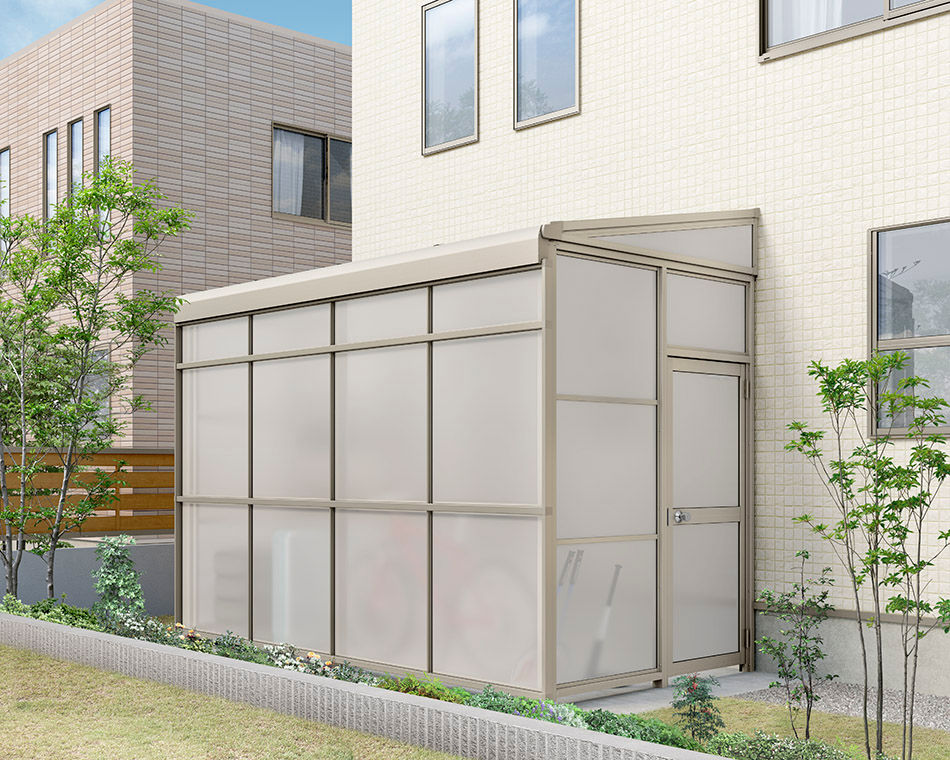 ﾊﾟﾈﾙﾀｲﾌﾟ_F型_ﾔｰﾄﾞ仕様600ﾀｲﾌﾟ_2間6尺_ｼｬｲﾝｸﾞﾚｰ