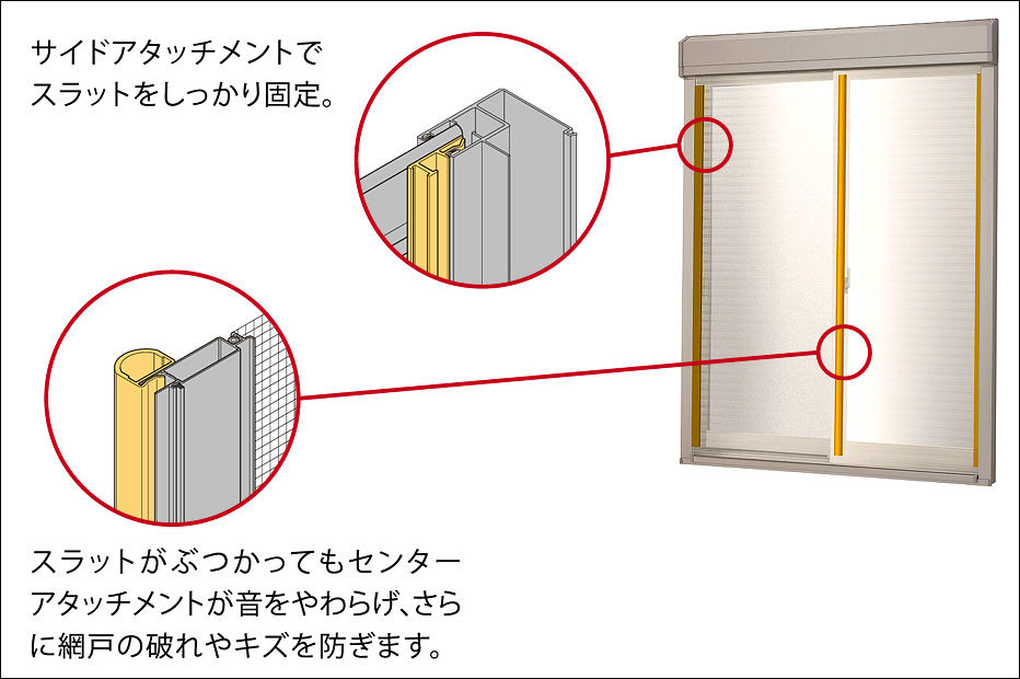 ｼｬｯﾀｰ付引違い窓_台風ｽﾄｯﾊﾟｰ