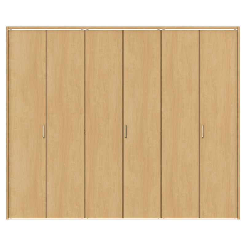 ラシッサS クローゼットドア 折れ戸 レールタイプ ミラーなし LAA