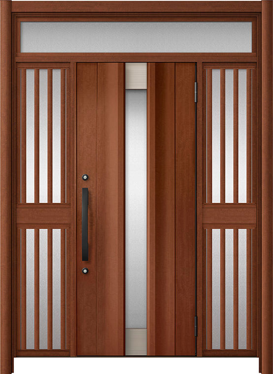 C11N型_両袖飾りﾗﾝﾏ付中桟付ﾎﾟｽﾄなし_ﾎﾟｰﾄﾏﾎｶﾞﾆｰ