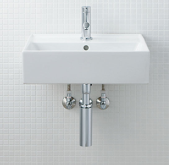 サティス洗面器_コンパクト洗面器 YL-555タイプ 壁付式