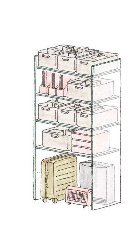 CT401_物入れﾀｲﾌﾟ_棚使いの棚の物入れ