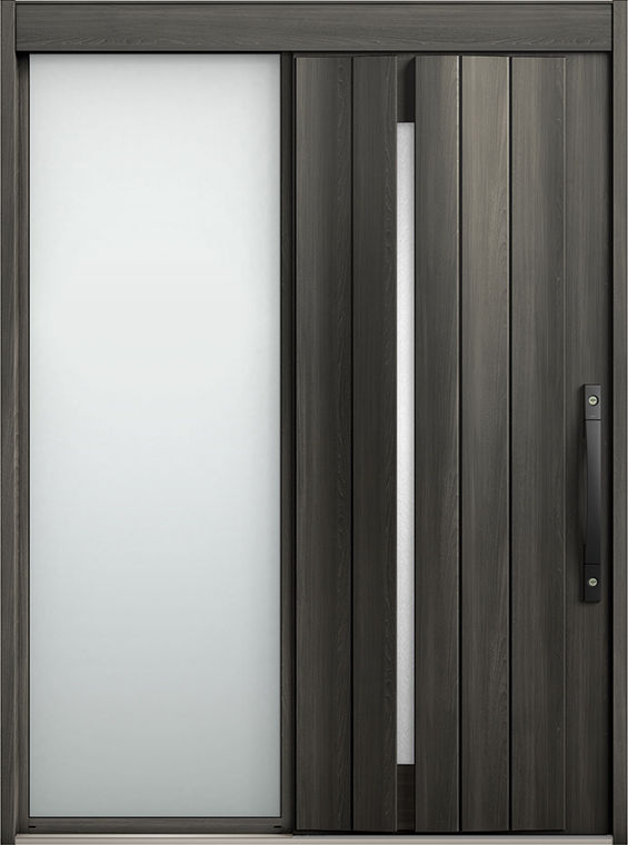 LIXIL 引戸用網戸 収納網戸 玄関 片袖用 トステム エルムーブ 左勝手用