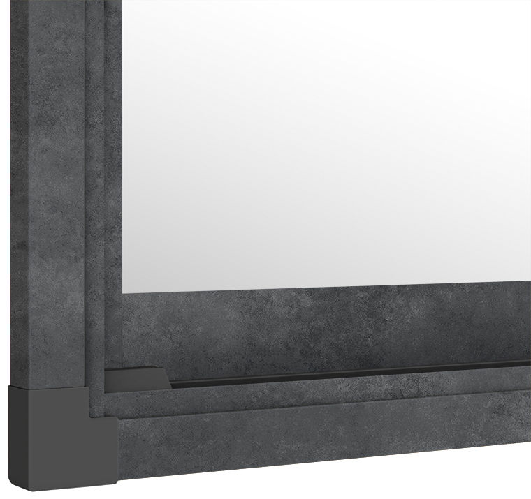 有償品ふかし枠_20mmｺｰﾅｰ部_ﾌﾞﾘｭｰﾑﾒﾀﾙｸﾞﾚｰ