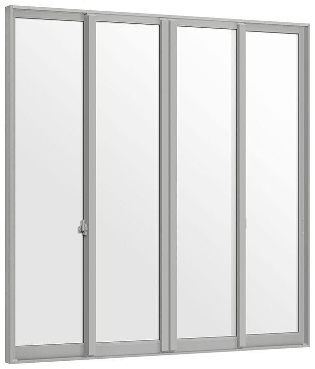 引違い窓_ﾃﾗｽ_4枚建_ﾗｲﾄｸﾞﾚｰG