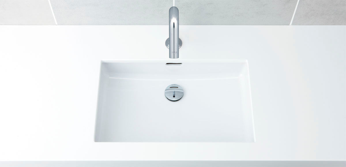 はめ込み角形洗面器(アンダーカウンター式)