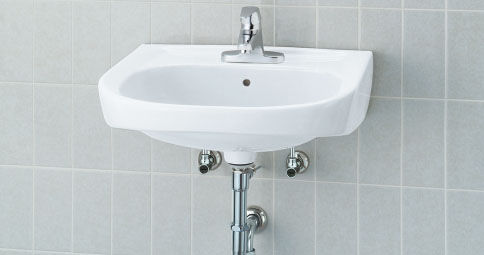 そで無大形洗面器(壁付式)