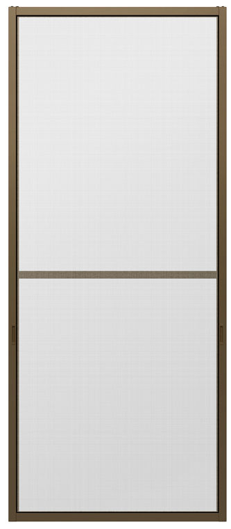 引違い網戸 標準タイプ_中桟付き フレームカラー:ブロンズ