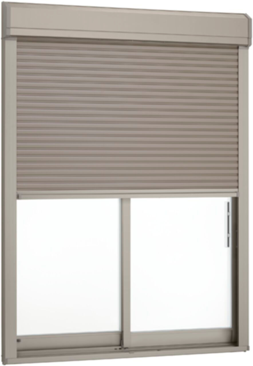 EW専用単体ｼｬｯﾀｰ_標準ﾀｲﾌﾟ_外観_ｼｬｲﾝｸﾞﾚｰ