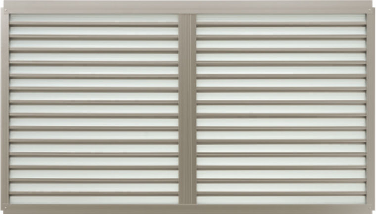 ｵﾌﾞﾘｰｸﾌｪﾝｽRA型〈採光ﾙｰﾊﾞｰﾀｲﾌﾟ〉ﾊﾟﾈﾙ正面