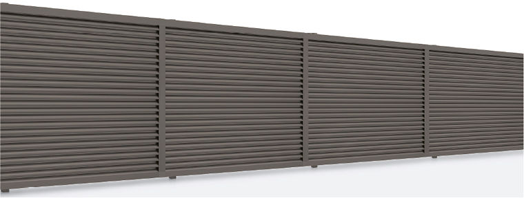 ｵﾌﾞﾘｰｸﾌｪﾝｽRC型〈横目隠しﾀｲﾌﾟ〉_H-1830