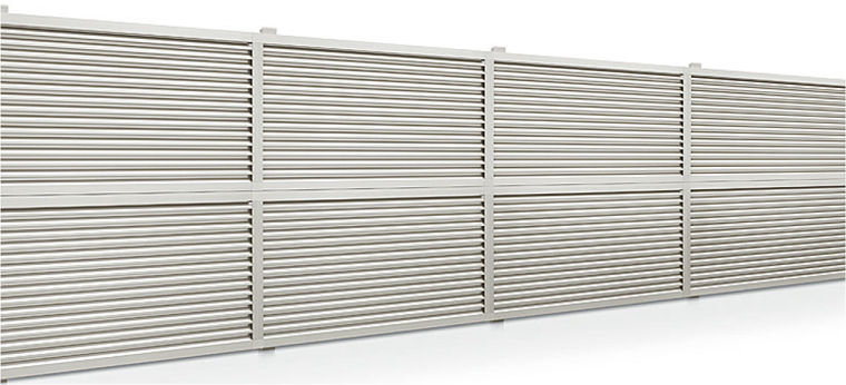 ｵﾌﾞﾘｰｸﾌｪﾝｽ_H-2357（1200-1200）_上段：RC型〈横目隠しﾀｲﾌﾟ〉_+下段：RC型〈横目隠しﾀｲﾌﾟ〉