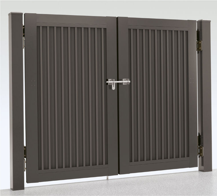 ｵﾌﾞﾘｰｸﾌｪﾝｽRD型門扉〈縦目隠しﾀｲﾌﾟ〉_W-1900×H-1500