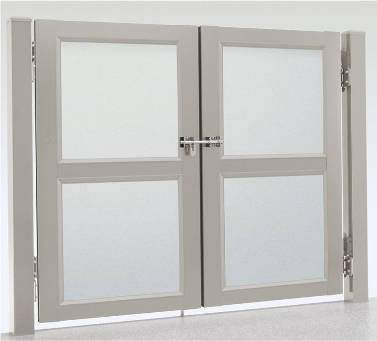 ｵﾌﾞﾘｰｸﾌｪﾝｽRE型門扉〈ﾎﾟﾘｶﾊﾟﾈﾙﾀｲﾌﾟ〉_W-1900×H-1500