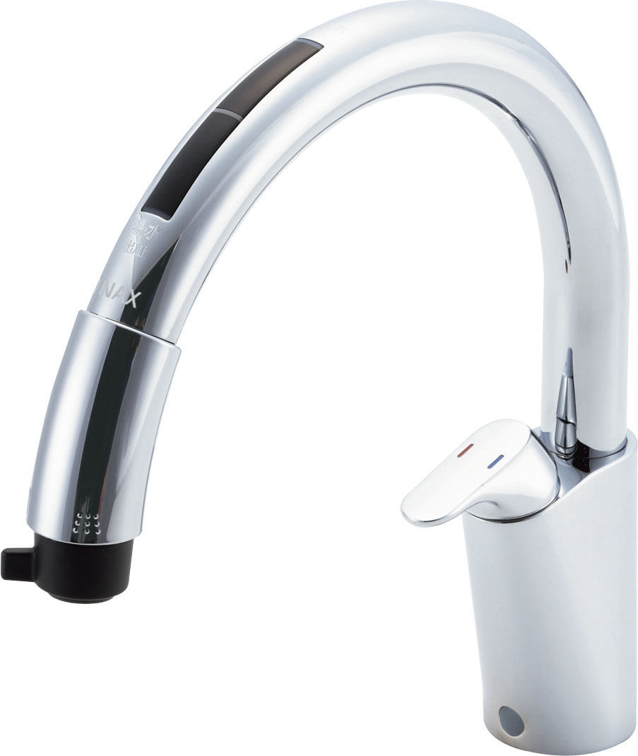 浄水器付水栓_ワンホールタイプ_シングルレバー_ハンドシャワー_ナビッシュ(乾電池式B6)