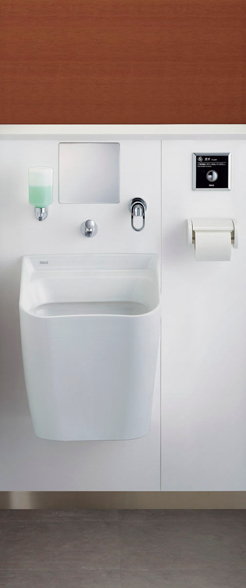 オストメイト対応流しユニット_電気温水器付