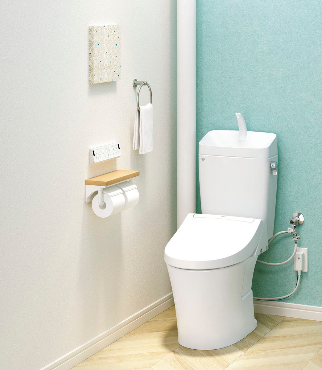 アメージュ便器_0.5坪床上排水155タイプ手洗付セットプラン
