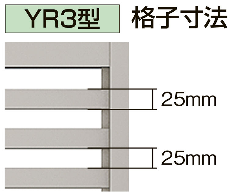 YR3型_格子寸法