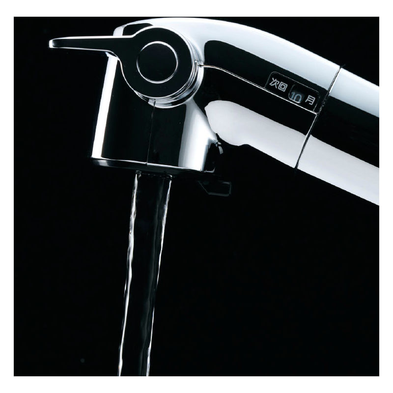 浄水器内蔵シングルレバー混合水栓 オールインワン浄水栓 | 水栓金具