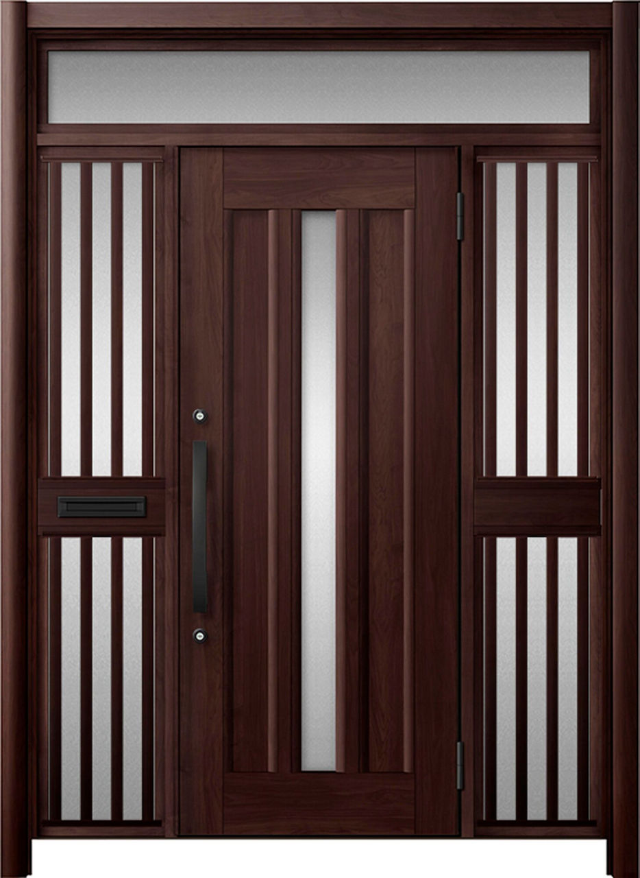 C12N型_両袖飾りﾗﾝﾏ付中桟付ﾎﾟｽﾄ付_ｸﾘｴﾀﾞｰｸ