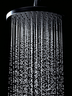 シャワーシステム(OG1)_水栓とスライドバーが一体化したスタイリッシュデザイン