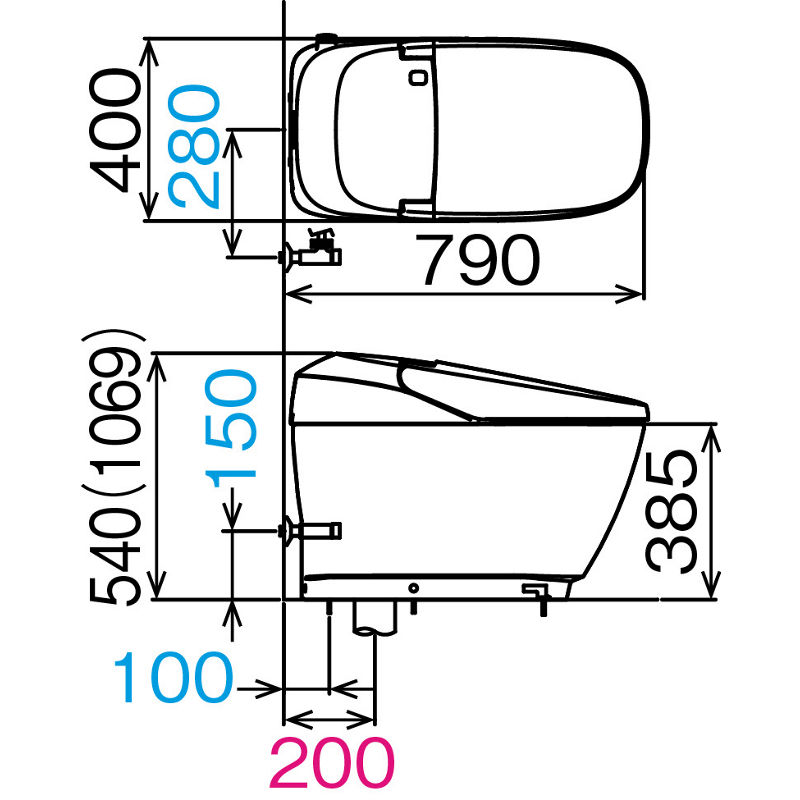サティスX ECO6 床排水 | トイレ - LIXIL プロダクトサーチ