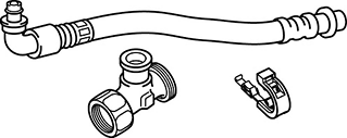 分岐栓ホースセット(クイックファスナー接続)