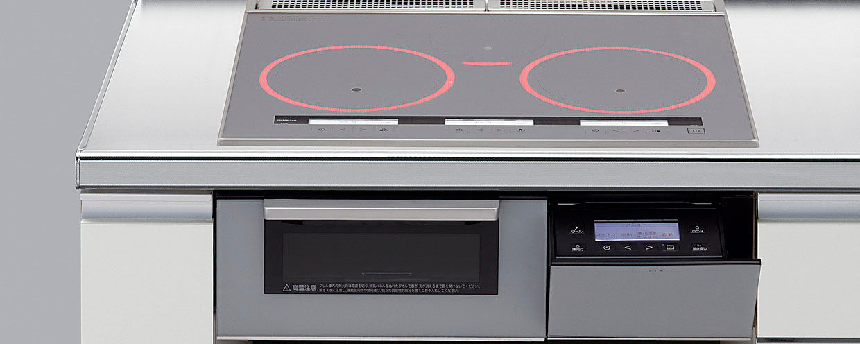 3口フルIH・機能充実タイプ(無水両面焼グリル)