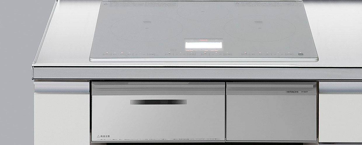 3口フルIH・スタンダードタイプ(無水両面焼グリル)