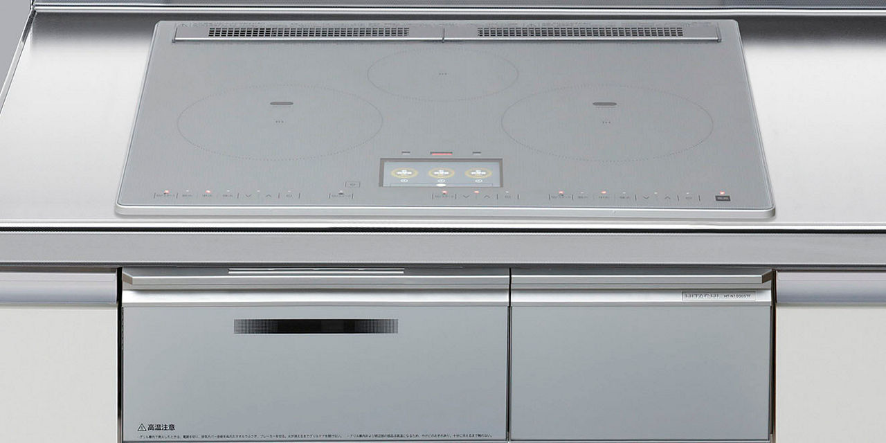 R56_3口フルIH・機能充実タイプ_無水両面焼グリル