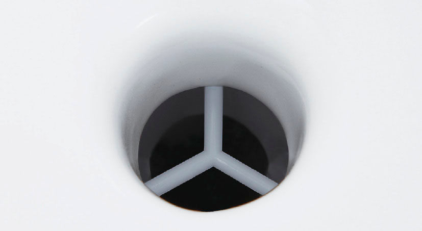 フランジレス排水口