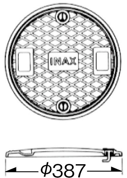 マンホール(簡易ロック機構付)
