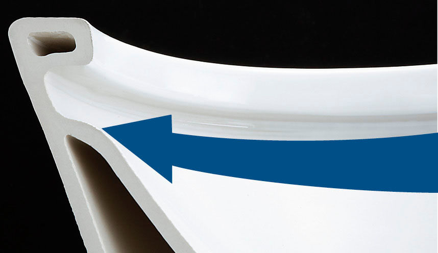 汚れカット形状