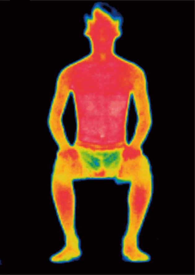 シャワーパネル_アクアネオ_温熱効果の比較_アクアネオ入浴5分間