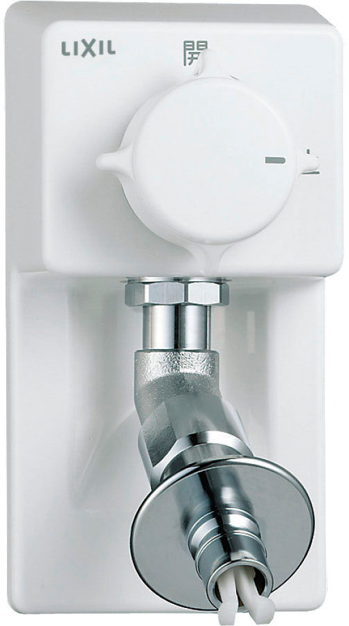 樹脂配管用緊急止水弁付埋込水栓_90°開閉ハンドル