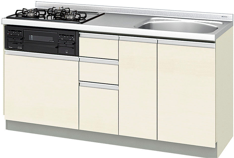 GXシリーズ_フロアユニット(ワークトップ・加熱機器含む)_間口160cm