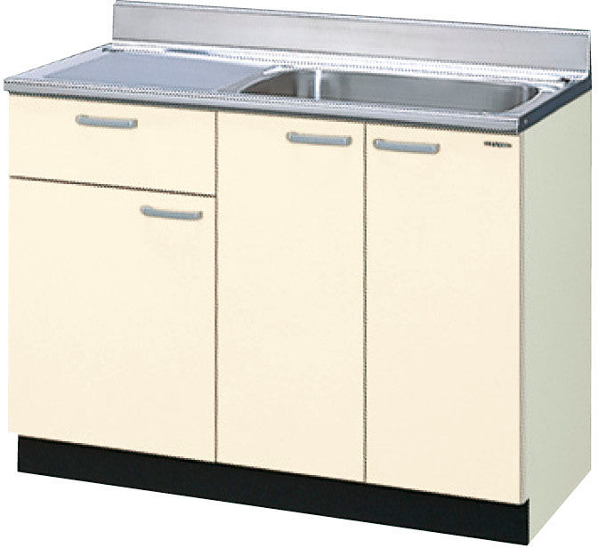 GKシリーズ_流し台(1段引出し)_間口105cm_幅55cmシンク