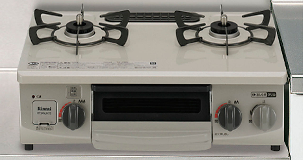 2口コンロ【美品】 Panasonic（パナソニック） 2口 ホーロートップコンロ 片面焼きグリル