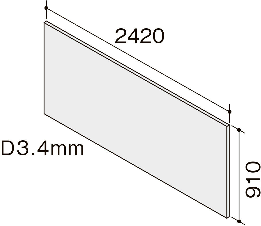 キッチンパネル_サンウォーレ_マグネット対応パネル_間口240cm
