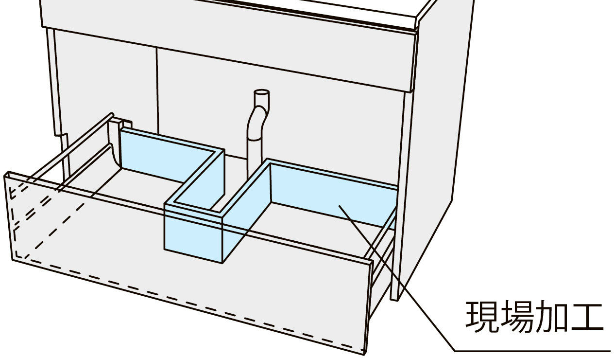 リフォーム対応部材_既設配管対応キット