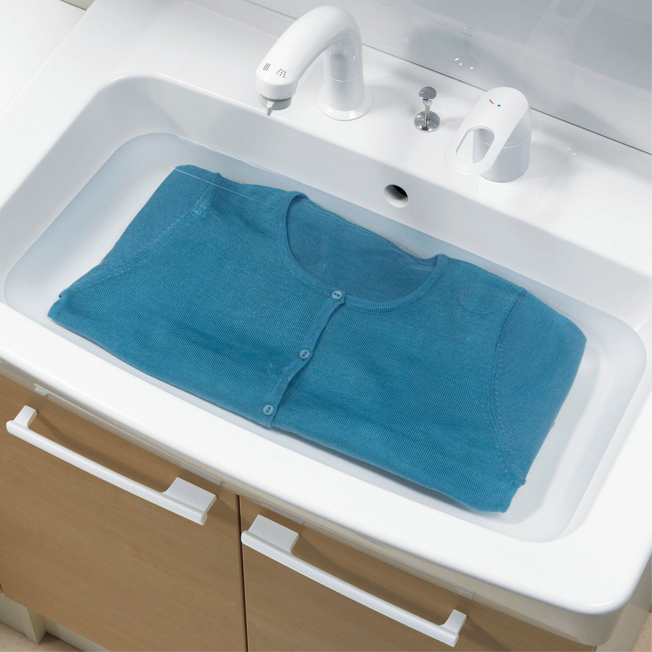 「オフト」間口600_700mmタイプ_陶器製大型洗面器