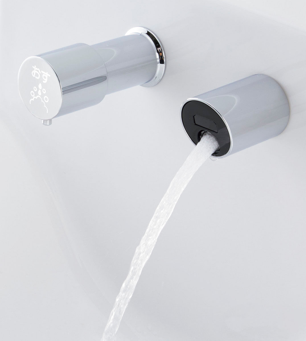 節水泡沫水栓でエコロジー