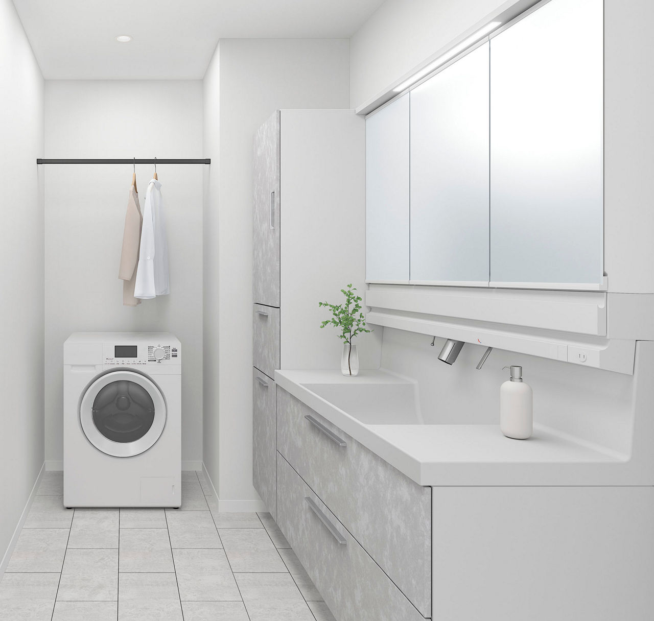 工夫次第で便利なランドリールームに_今あるスペースをもっと快適に_ランドリープラス