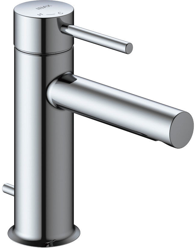 サティス手洗器_シングルレバー混合水栓(エコハンドル)