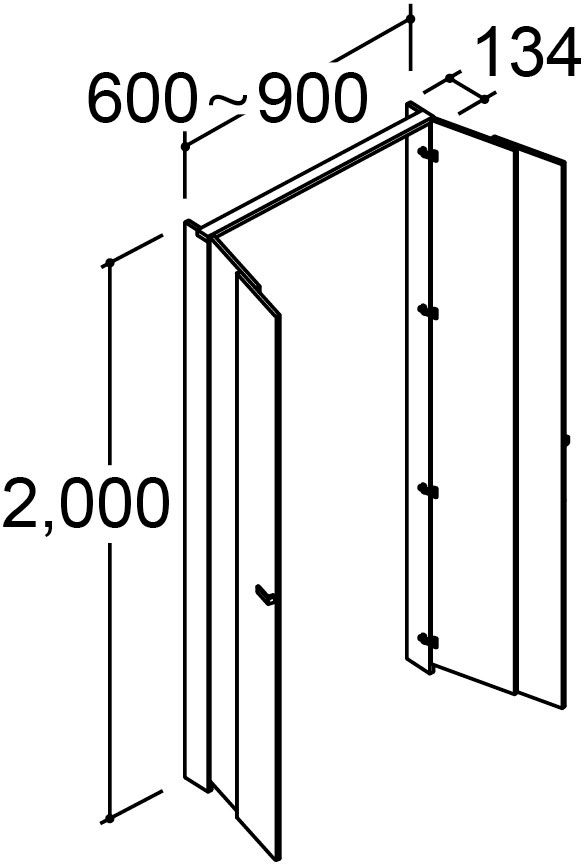間口600～900mm_扉ユニット