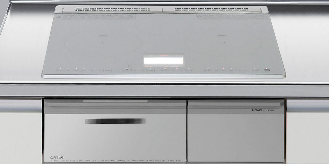 R16_3口フルIH・スタンダードタイプ_無水両面焼グリル_トップ間口60cm