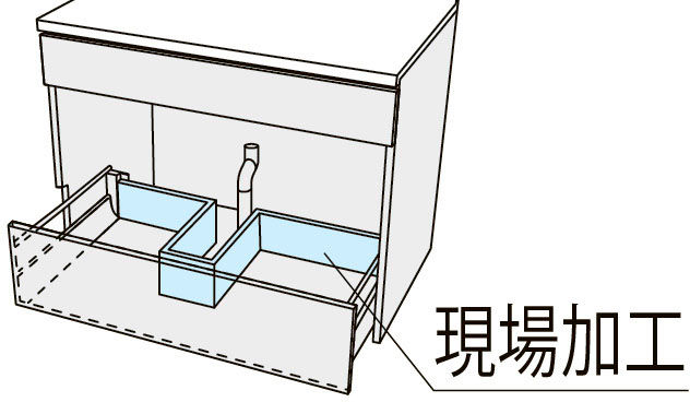 在庫品対応部材_既設配管対応キット