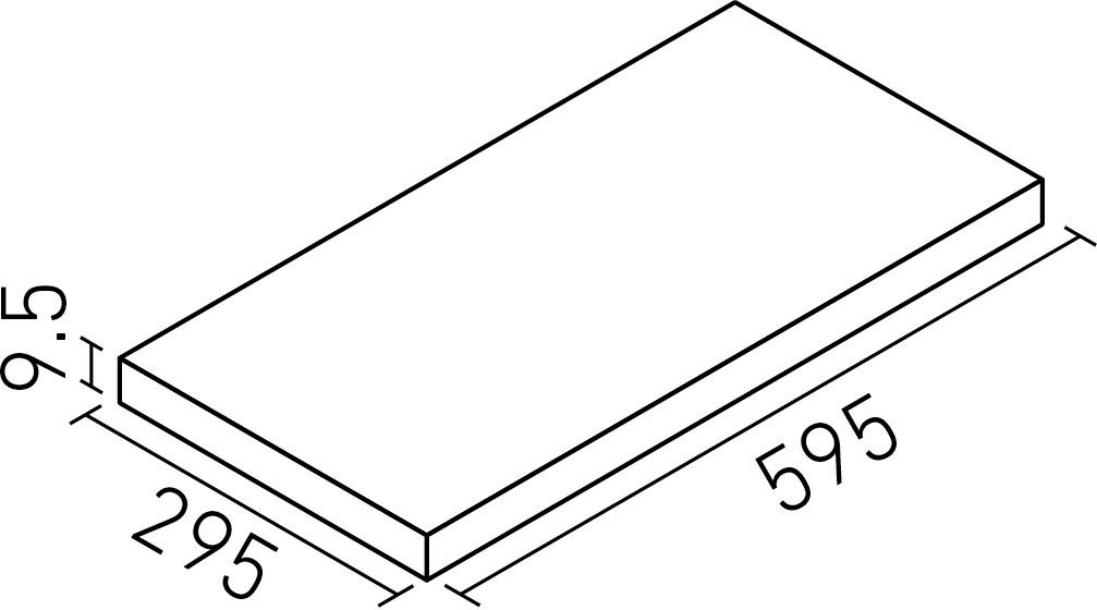 ヴィコレヴァルストリーム_600X300mm角平(9.5mm厚)_形状図